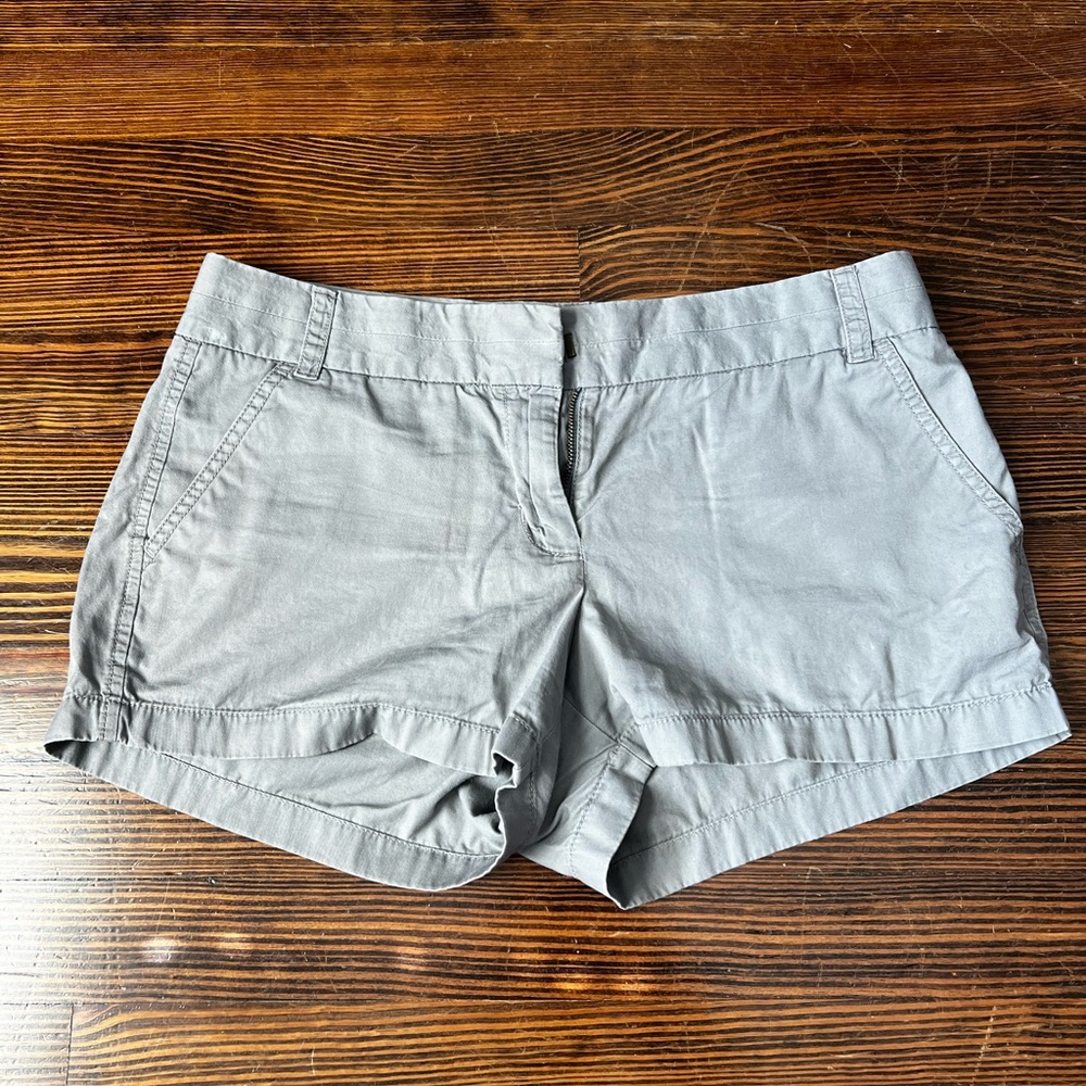 J crew factory Gray Women's chino  Shorts 6